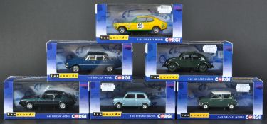 COLLECTION OF CORGI VANGUARDS 1/43 SCALE DIECAST MODEL CARS