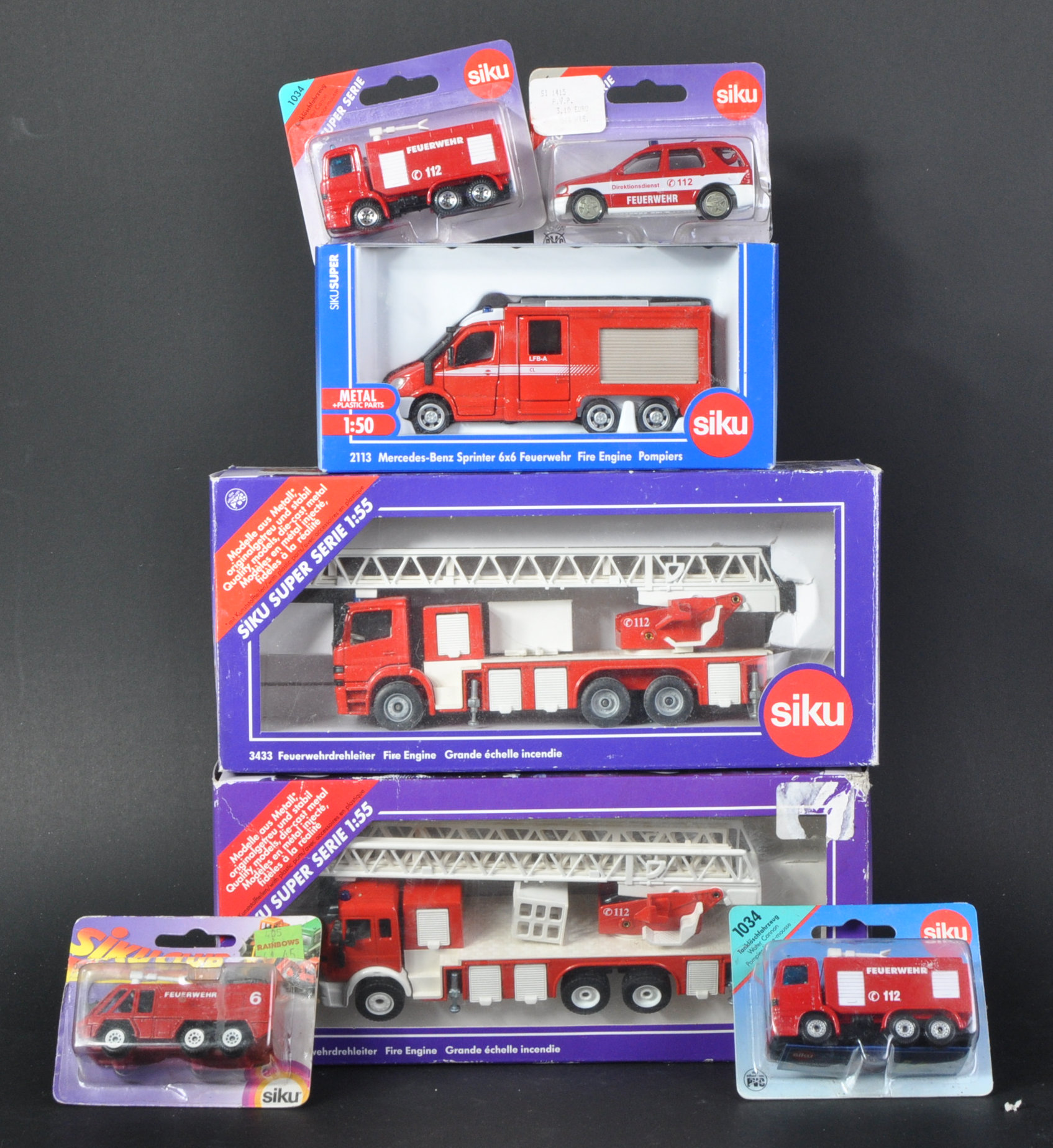 COLLECTION OF ASSORTED GERMAN SIKU DIECAST MODEL VEHICLES