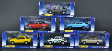 COLLECTION OF CORGI VANGUARDS 1/43 SCALE DIECAST MODEL CARS