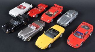 COLLECTION 1/24 SCALE DANBURY MINT & FRANKLIN MINT DIECAST MODEL CARS