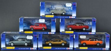 COLLECTION OF CORGI VANGUARDS 1/43 SCALE DIECAST MODEL CARS