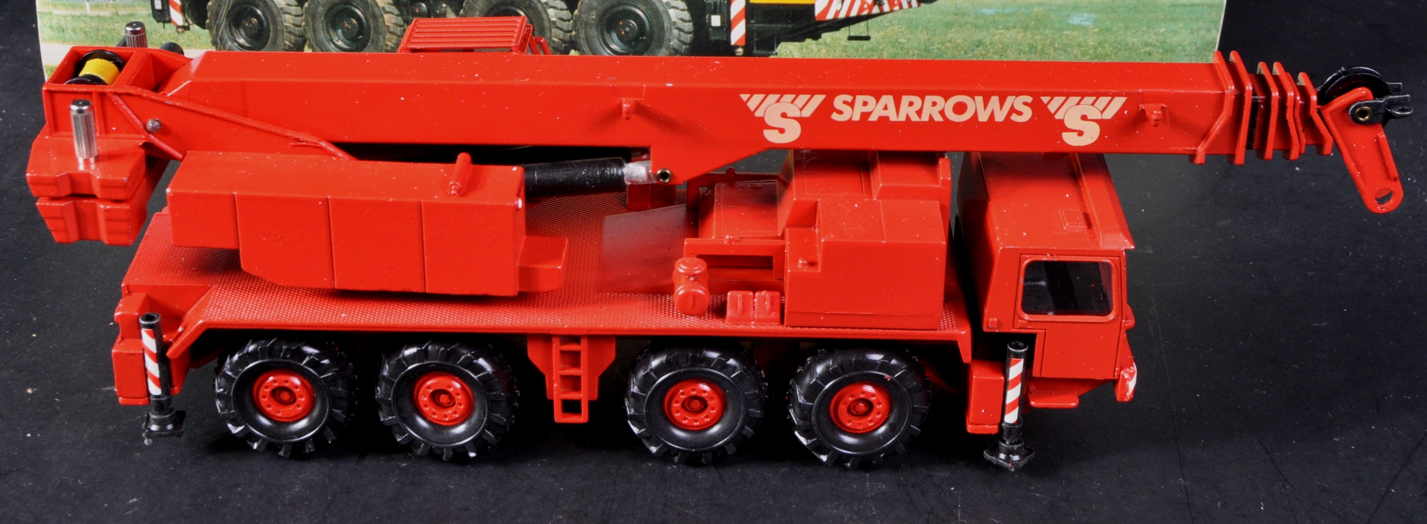 VINTAGE WEST GERMAN CONRAD MODELS DIECAST MOBILE CRANE - Image 3 of 8