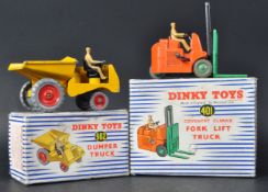 TWO VINTAGE DINKY TOYS DIECAST MODELS