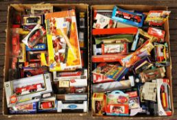 LARGE COLLECTION OF ASSORTED BOXED DIECAST MODEL FIRE ENGINES