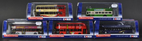 COLLECTION OF CORGI ORIGINAL OMNIBUS DIECAST MODEL BUSES