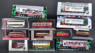 COLLECTION OF CORGI & OXFORD DIECAST MODEL CARS AND BUSES