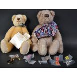 TWO LIMITED EDITION DEANS RAG BOOK SOFT TOY TEDDY BEARS