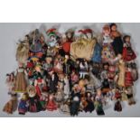 LARGE COLLECTION OF ASSORTED VINTAGE EUROPEAN DOLLS