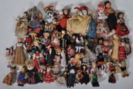 LARGE COLLECTION OF ASSORTED VINTAGE EUROPEAN DOLLS