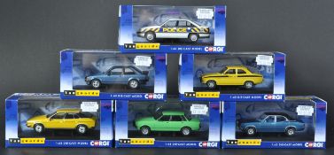 COLLECTION OF CORGI VANGUARDS 1/43 SCALE DIECAST MODEL CARS