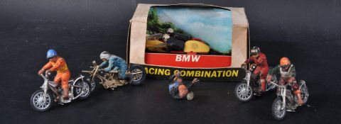 COLLECTION OF VINTAGE BRITAINS DIECAST MODEL MOTORCYCLES