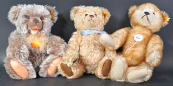 COLLECTION OF GERMAN STEIFF MADE SOFT TOY TEDDY BEARS