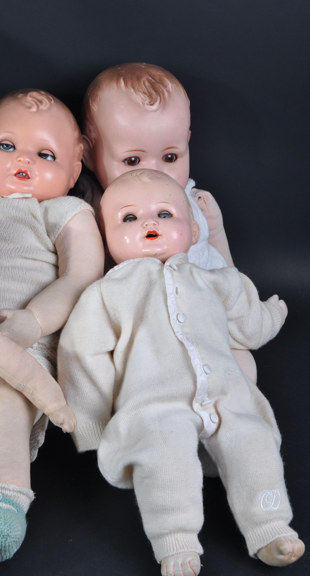 COLLECTION OF X12 VINTAGE BISQUE HEADED DOLLS - Image 5 of 7