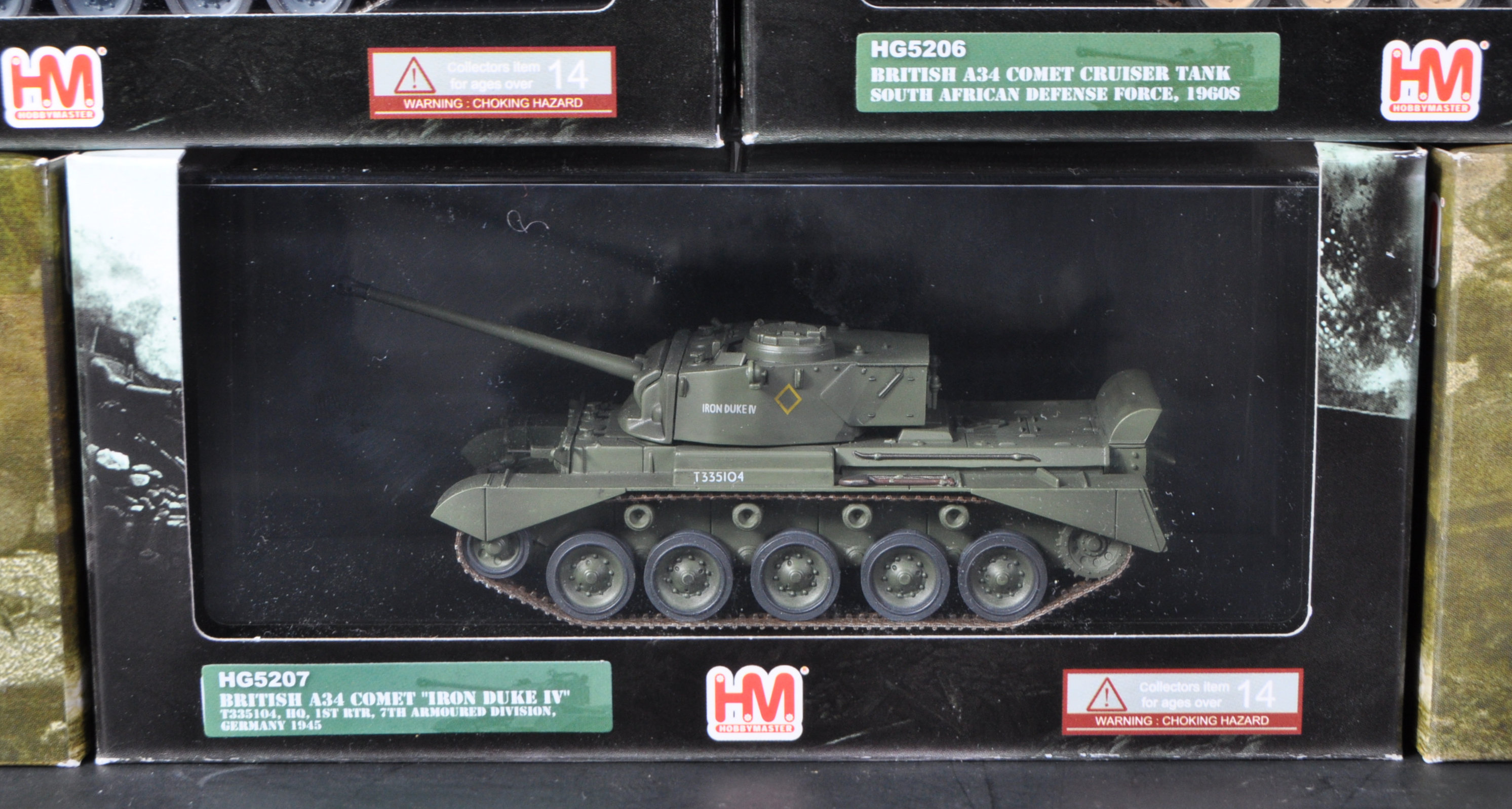 COLLECTION OF X5 HOBBY MASTERS DIECAST MODEL TANKS - Image 5 of 7