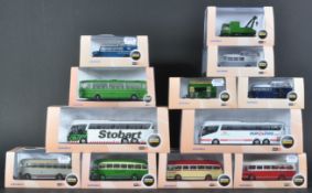 COLLECTION OF OXFORD DIECAST 1/76 SCALE OMNIBUS THEMED MODELS