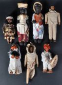 COLLECTION OF EARLY 20TH CENTURY TRIBAL DOLLS