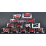 COLLECTION OF ASSORTED 1/76 SCALE DIECAST MODEL FIRE ENGINE TRUCKS