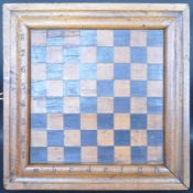 LARGE 19TH CENTURY CHESS BOARD - WITH BACKGAMMON