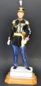 ROYAL WORCESTER - OFFICER OF THE PALATINE GUARD FIGURE