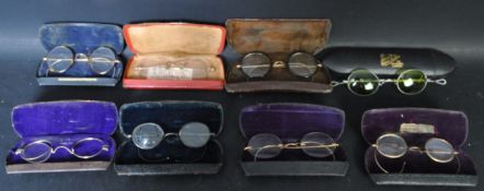 A COLLECTION OF VINTAGE READING GLASSES/SPECTACLES