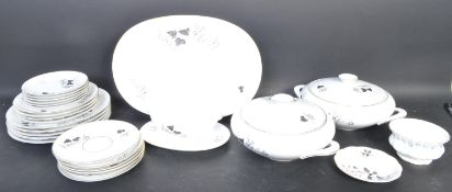 A RETRO VINTAGE KPM KRISTER GERMANY DINNER SERVICE