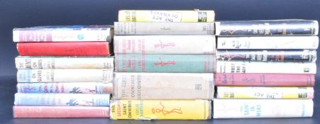 A COLLECTION OF CHARTERIS "THE SAINT" SERIES FIRST EDITIONS BOOKS