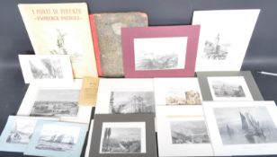 COLLECTION OF 19TH CENTURY ETCHING & ENGRAVING PRINTS