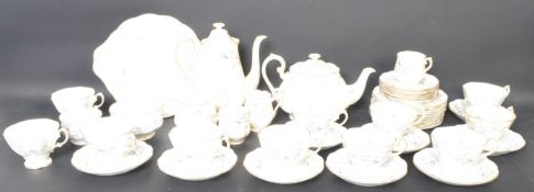 VINTAGE ROYAL ALBERT SILVER MAPLE TEA SERVICE