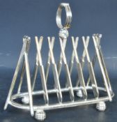 SILVER PLATED CRICKET BAT TOAST RACK