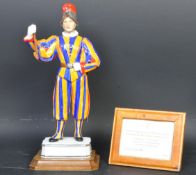 ROYAL WORCESTER - TROOPER OF THE PAPAL SWISS GUARD FIGURE