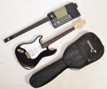 DONNER STRATOCASTER STYLE GUITAR TOGETHER WITH A STEPP GUITAR