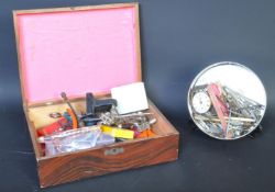 ASSORTMENT OF TOOLS TO INCLUDE WATCH TOOLS
