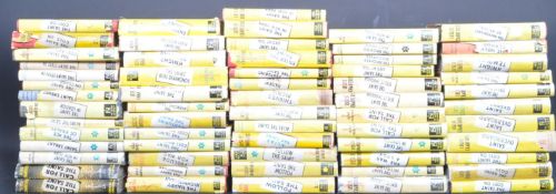 A LARGE COLLECTION OF CHARTERIS "THE SAINT" YELLOW SLEEVES BOOKS