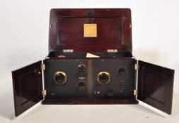 A CIRCA 1920S OFFICAL BBC BURNDEPT ETHOPHONE DETECTOR RADIO