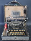 EARLY 20TH CENTURY CORONA PORTABLE FOLDING TYPEWRITER