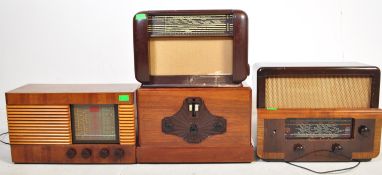 A COLLECTION OF VINTAGE - 1940S & 1950S - VALVE RADIOS