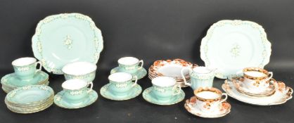 PAIR OF EARLY 20TH CENTURY BONE CHINA TEA SERVICES - WINDSOR