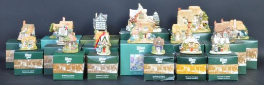LARGE COLLECTION OF LILLIPUT LANE SCULPTURES