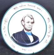 GEORGE STEWART POUTNEY BRISTOL ABRAHAM LINCOLN PLATE