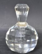 20TH CENTURY VINTAGE CUT GLASS PERFUME BOTTLE