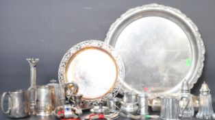 MIXED COLLECTION OF SILVERPLATE ITEMS