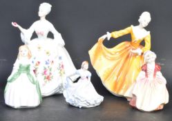 ROYAL DOULTON BONE CHINA LADIES FIGURINES