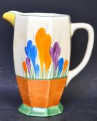 EARLY 20TH CENTURY ART DECO CLARICE CLIFF ATHENS SHAPE JUG