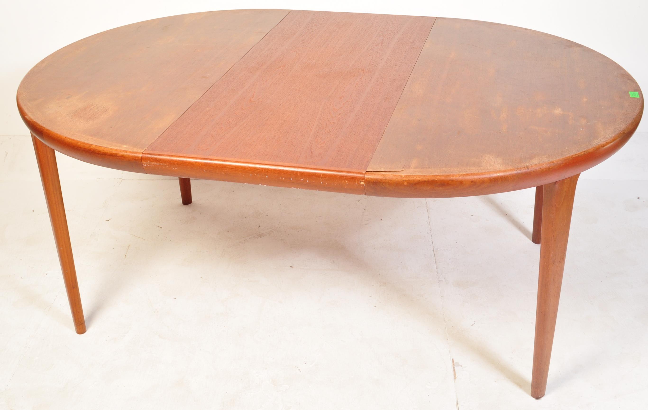 RETRO VINTAGE MID 20TH CENTURY DANISH TEAK WOOD DINING TABLE - Image 5 of 5