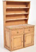 A VINTAGE 20TH CENTURY PINE DRESSER