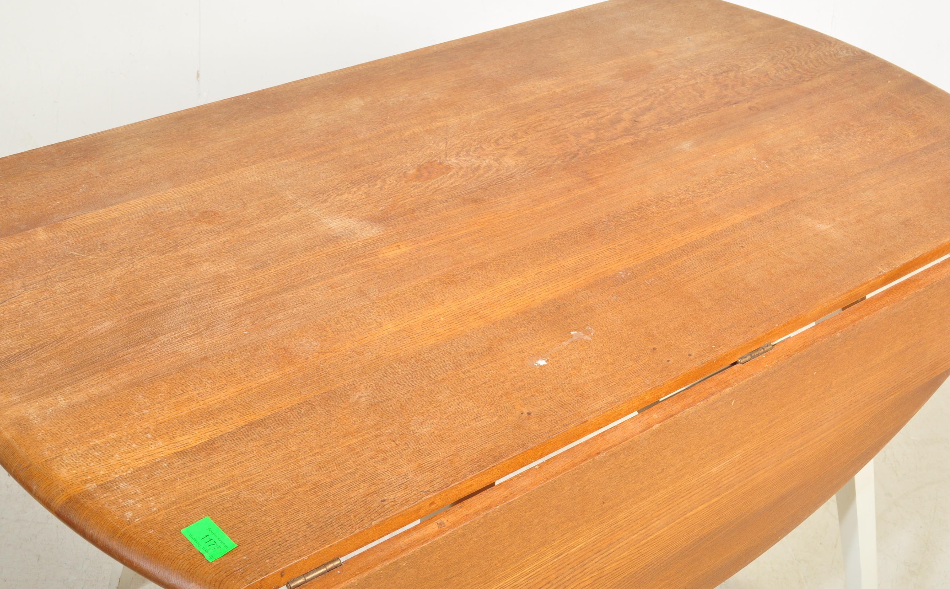 RETRO VINTAGE ERCOL DROP LEAF DINING TABLE - Image 3 of 5