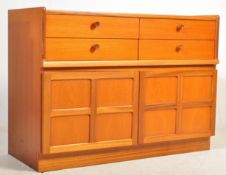 NATHAN - SQUARES - 1960S TEAK SIDEBOARD