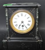 EARLY 20TH CENTURY SLATE MANTEL CLOCK