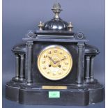 EARLY 20TH CENTURY SLATE MANTEL CLOCK