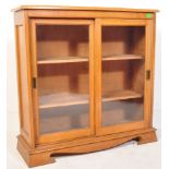 19TH CENTURY GOLDEN OAK VICTORIAN BOOKCASE